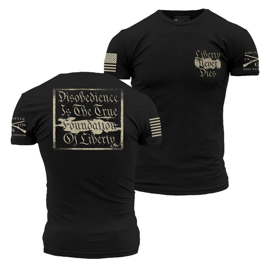 Liberty Never Dies Graphic Tee - Black