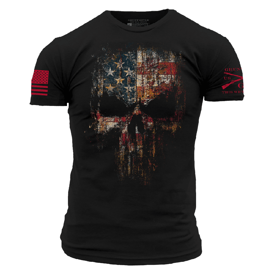 Black American Reaper Graphic Tee