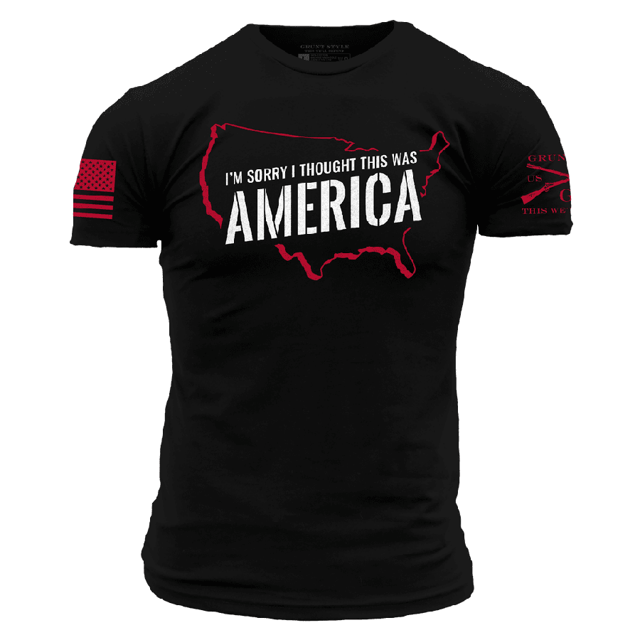 Classic Black America Graphic Tee