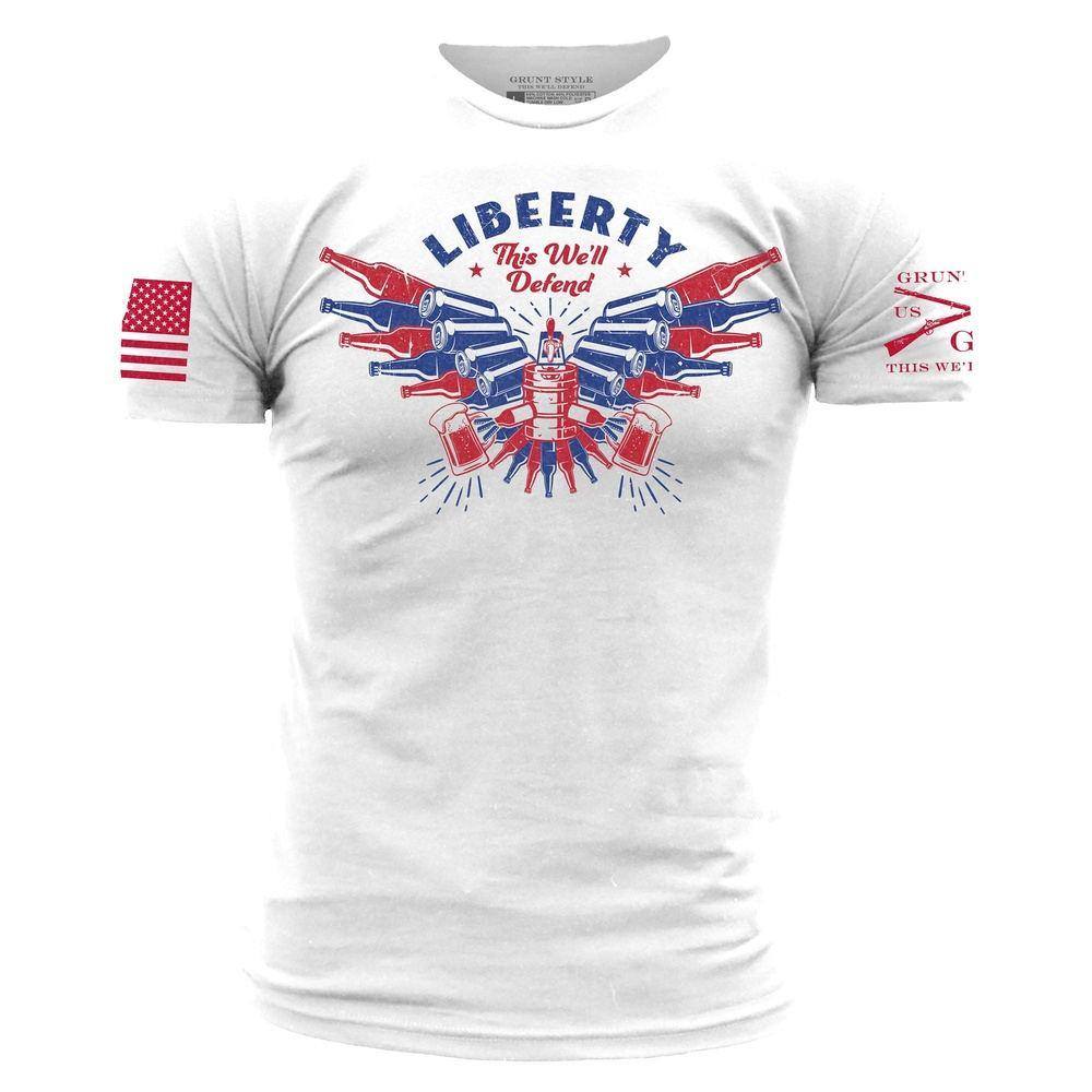 White LiBEERty Graphic Tee