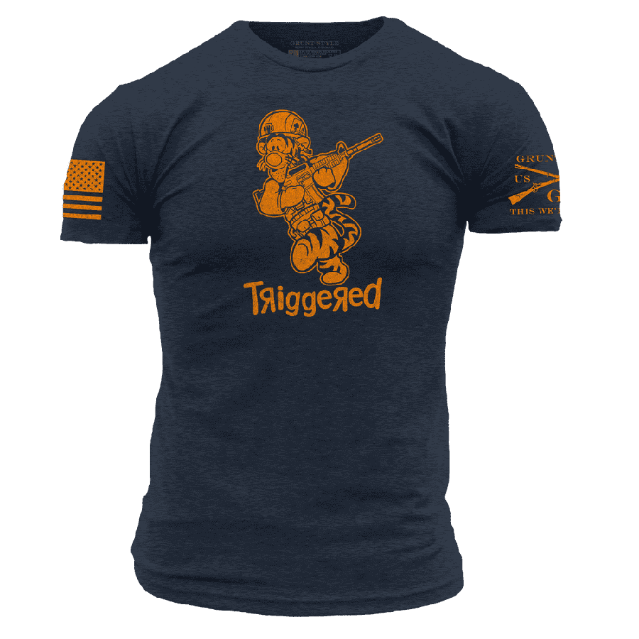 Midnight Navy Triggered Graphic Tee