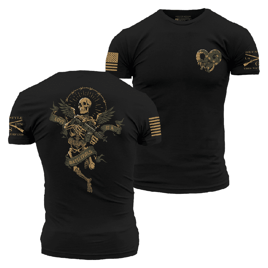 Black Love Is A Battlefield Graphic Tee