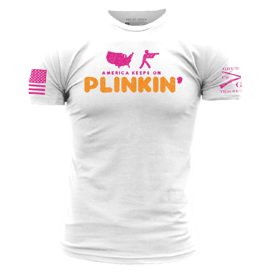 White Plinkin' Graphic Tee