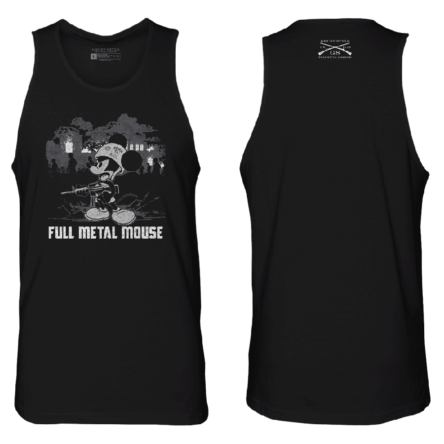 Black Full Metal Gaming Mouse - Durable Tank Design