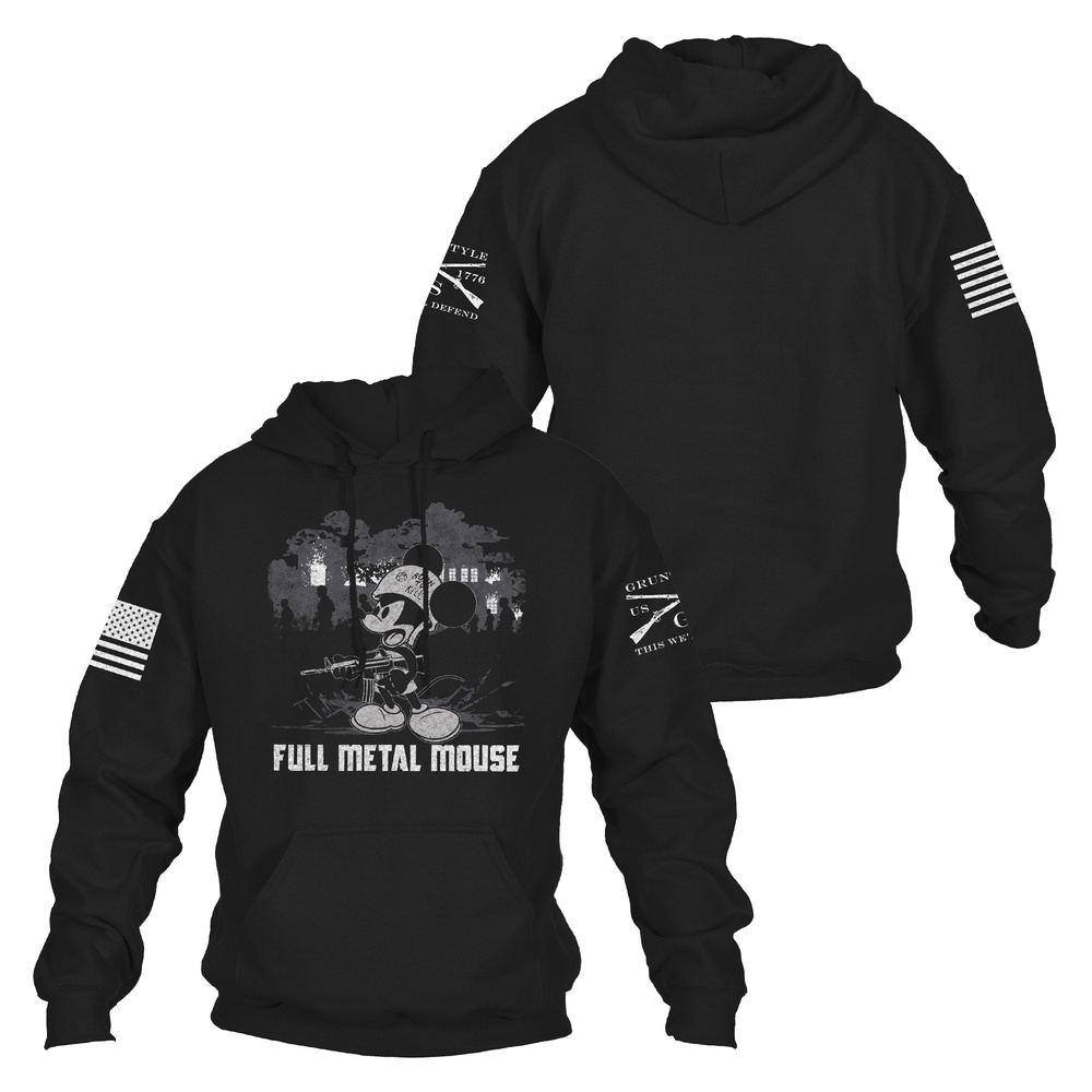 Black Full Metal Mouse Hoodie - Stylish & Durable