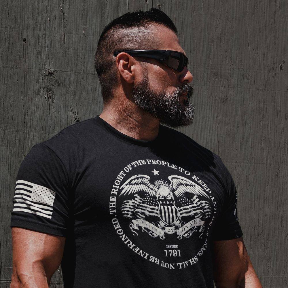 2A Rights Black T-Shirt for Gun Advocates