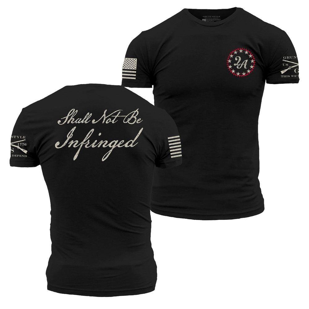 Black 2A Concealed Carry T-Shirt
