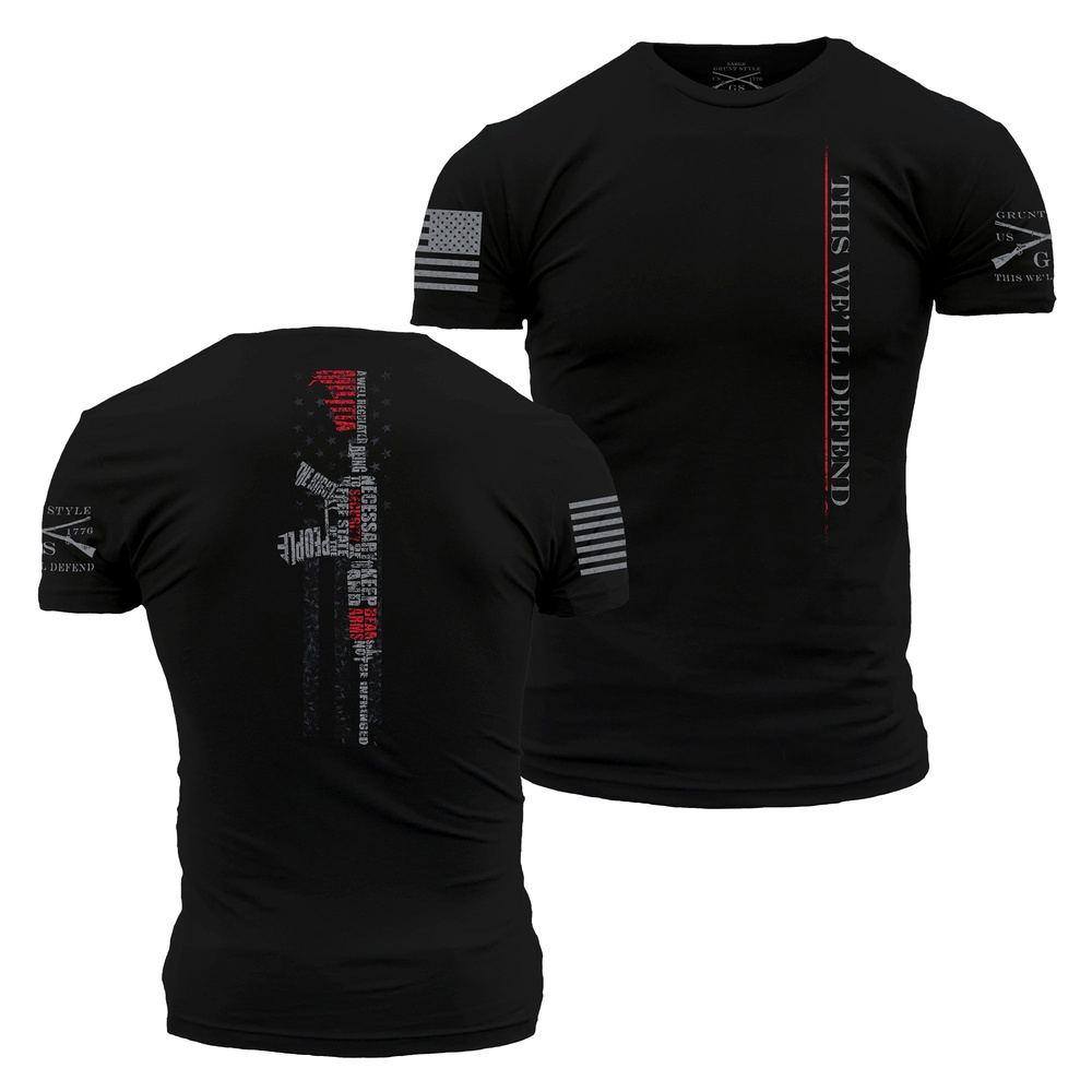 Black Second Amendment 2.0 Graphic Tee