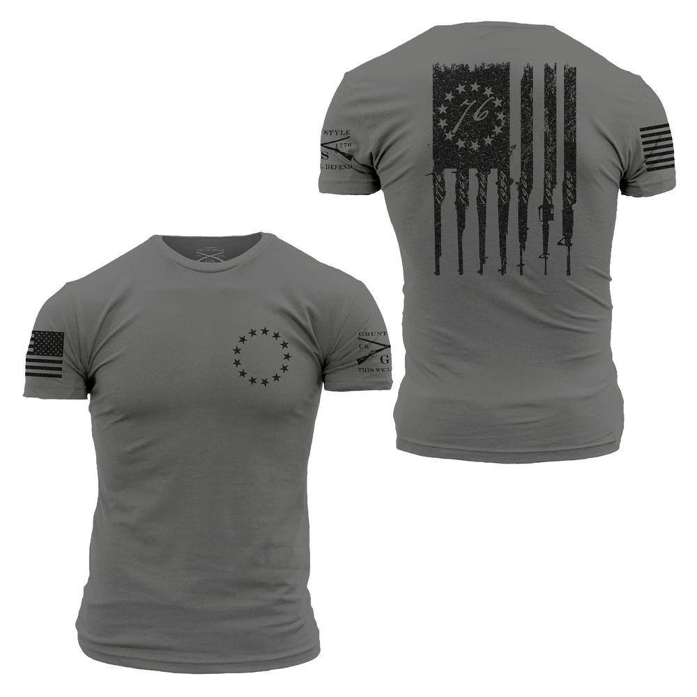 Betsy Flag Heavy Metal Rifle Tee