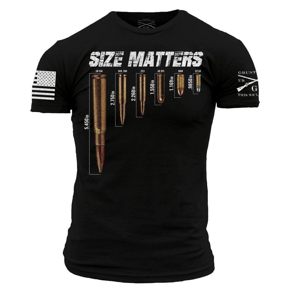 Black Size Matters Graphic Tee