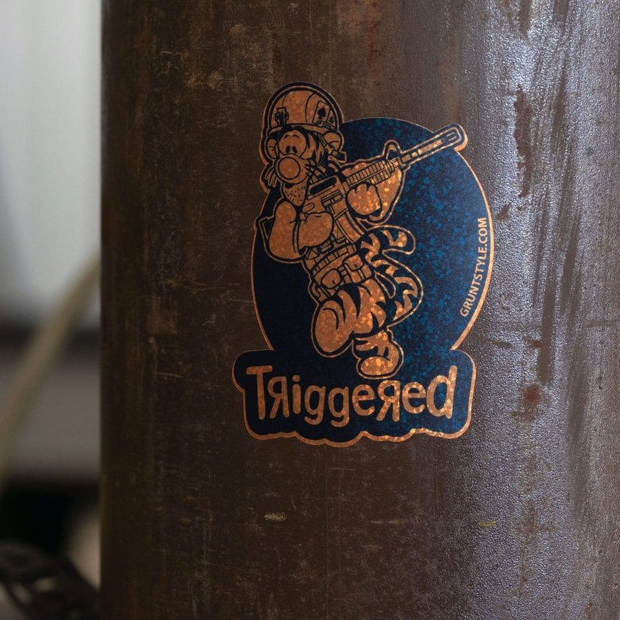 Trigger Warning Sticker for Social Media