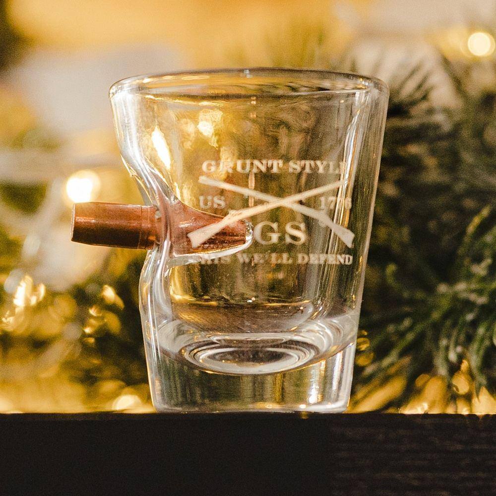 Steel Bullet Shot Glass for Whiskey & Spirits