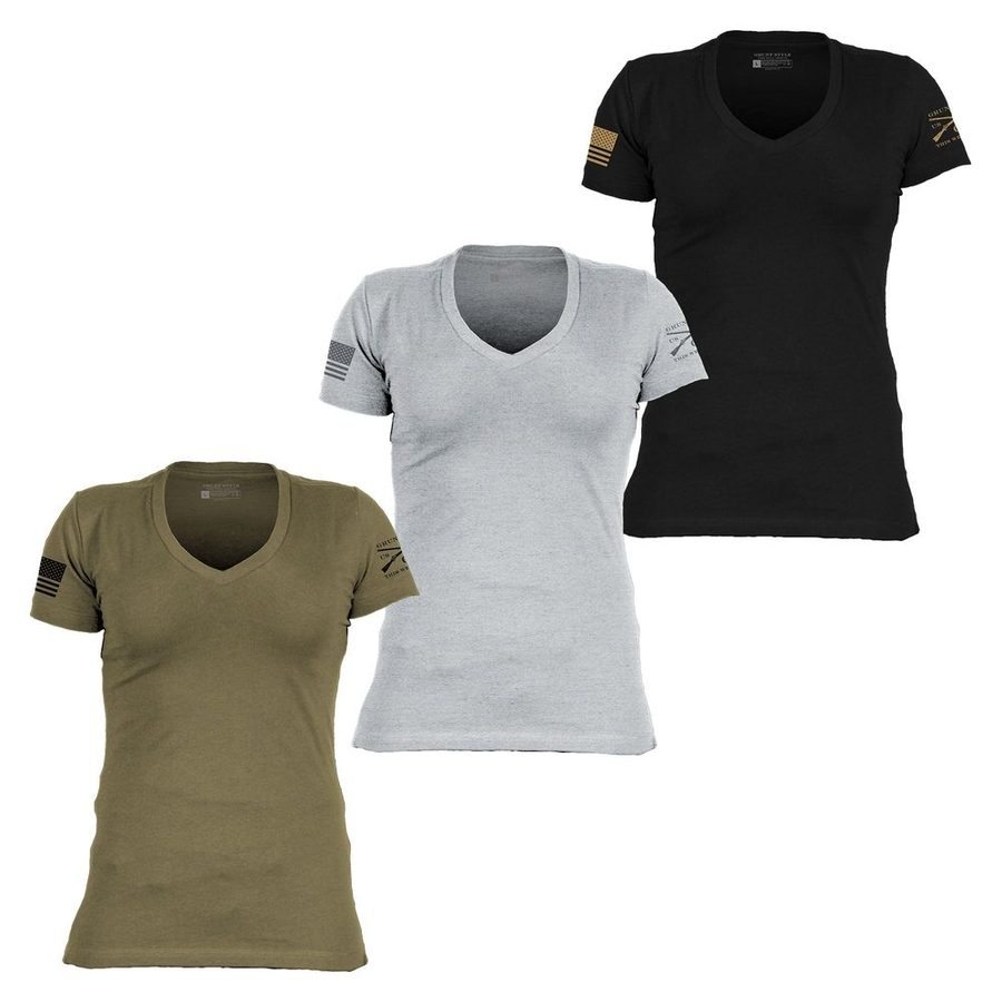 Women's V-Neck T-Shirts 3-Pack – Essential Basics