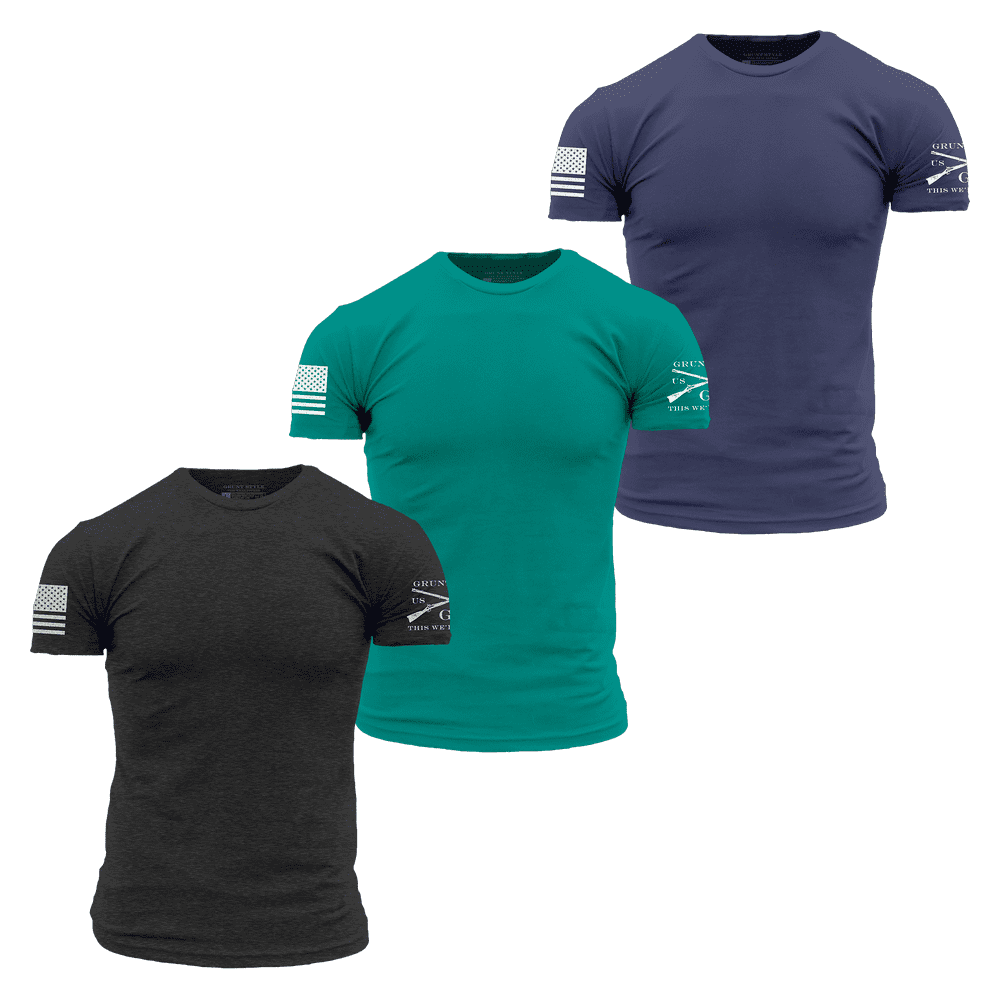 Black Water 3-Pack Basic Tees