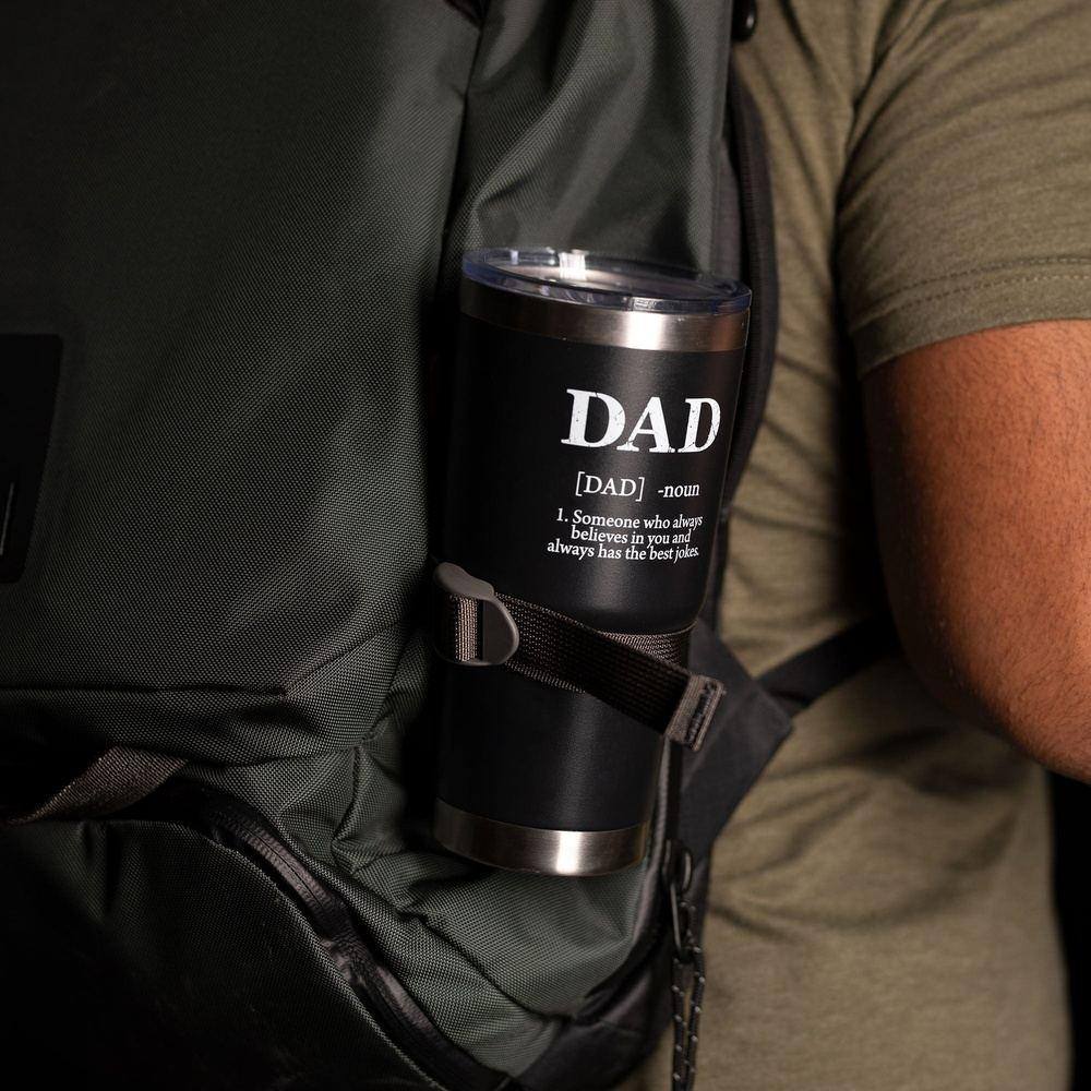 20oz Black Tumbler - Dad's Perfect Drink Cup