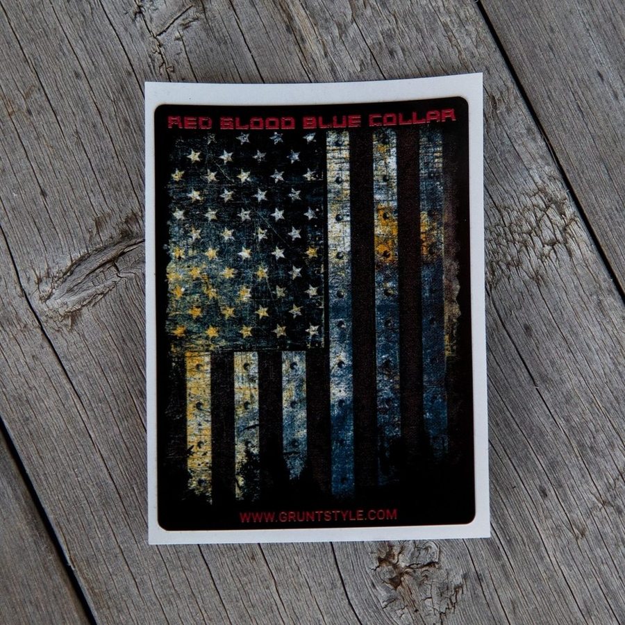 Red Blood Blue Collar™ Vinyl Sticker