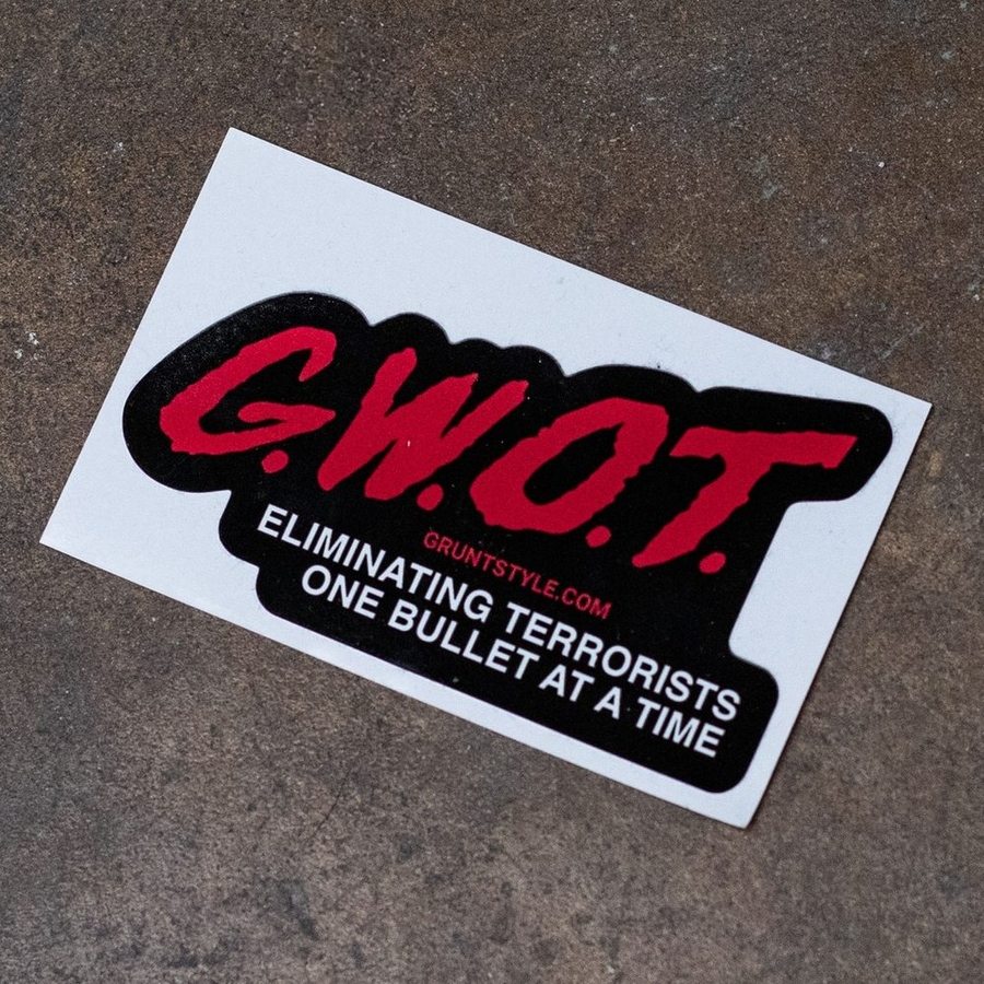 G.W.O.T. Vinyl Sticker - Durable Decal