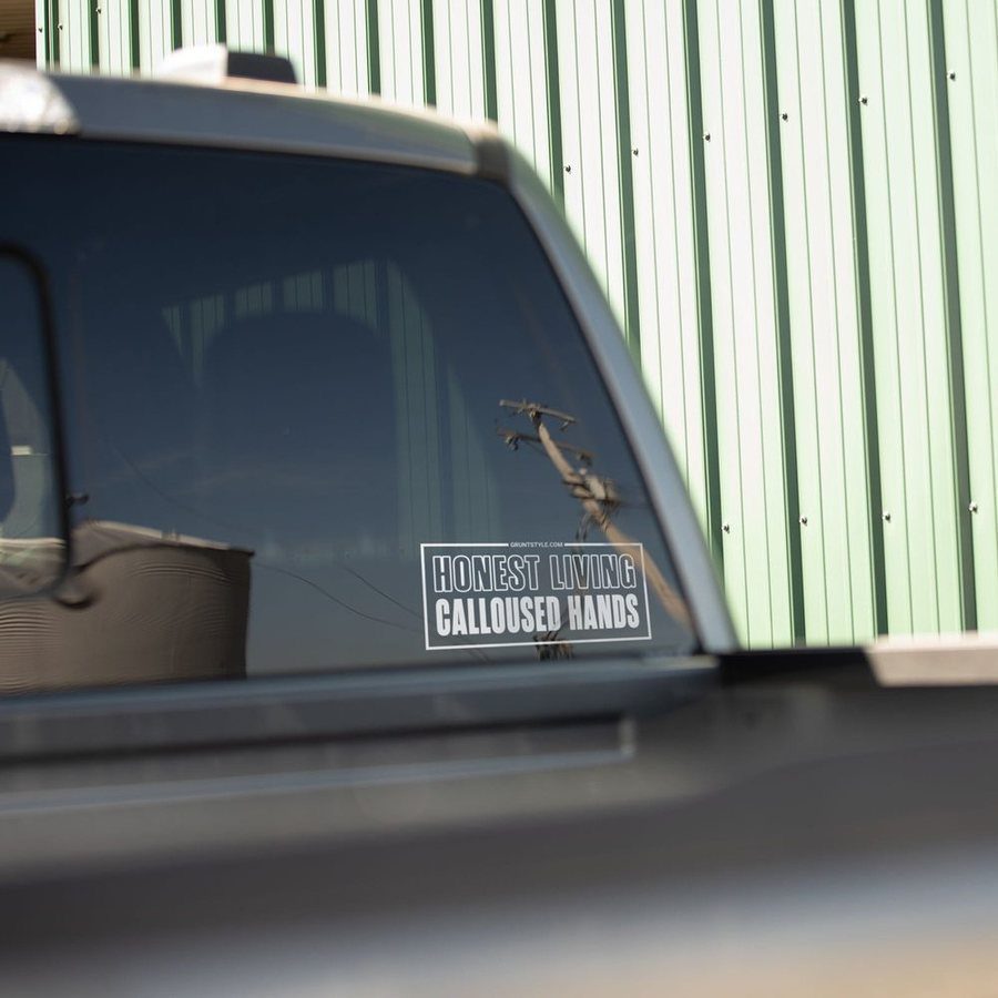 Calloused Hands Vinyl Sticker Decal