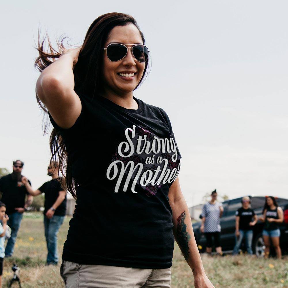 Black Strong As A Mother Tee