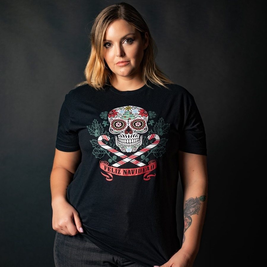 Feliz Navidead Women's Relaxed Fit Tee - Black