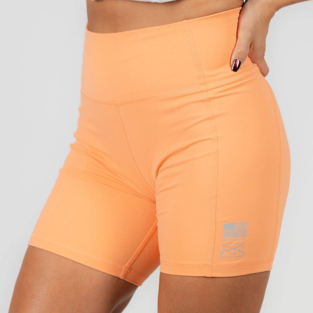 Apricot Crush Women's Biker Shorts