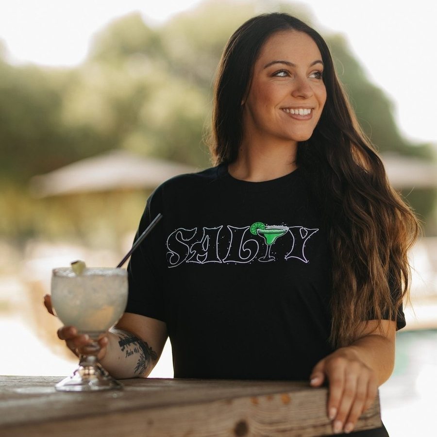 Black Boyfriend Fit T-Shirt for Women