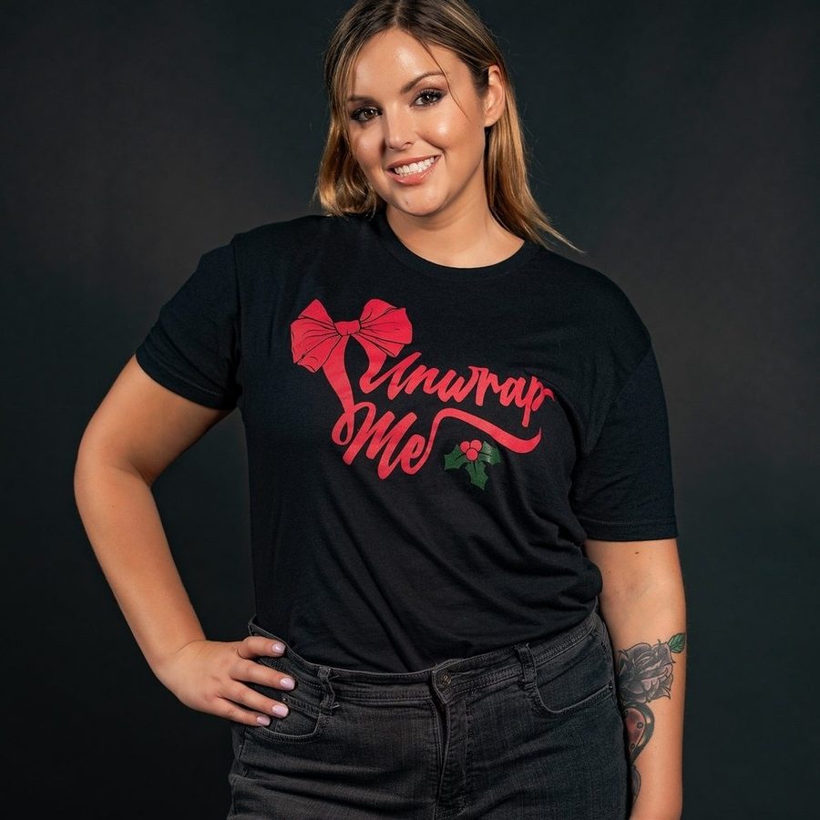 Black Boyfriend Fit T-Shirt for Women