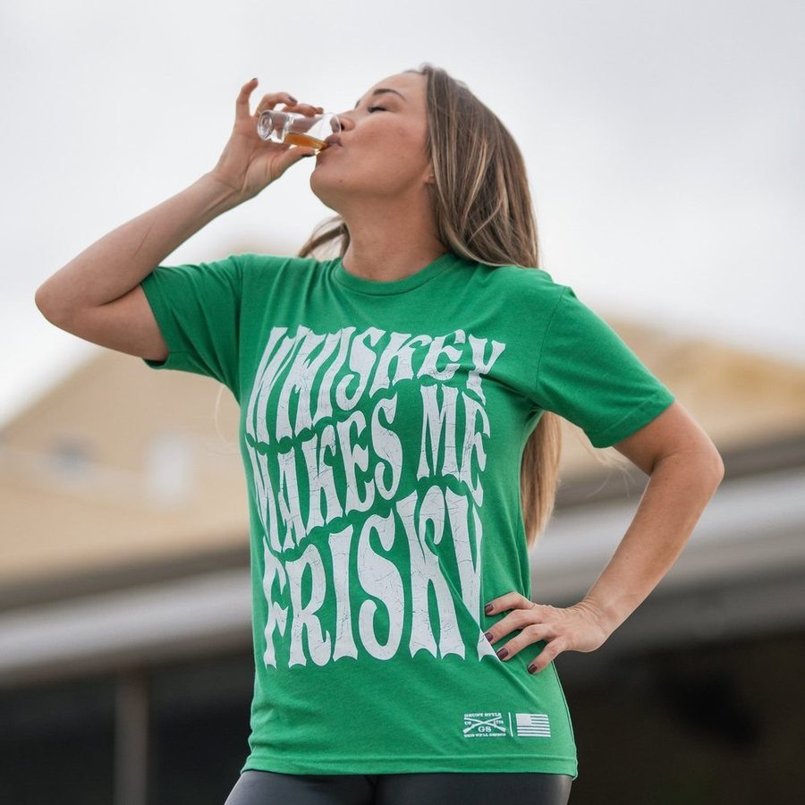 Whiskey Frisky Women's T-Shirt - Kelly Green
