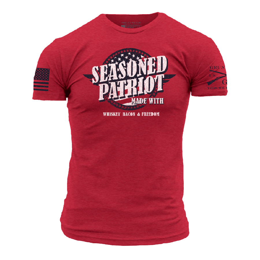 Red Patriot Graphic Tee for Men