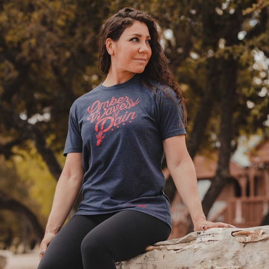 Midnight Navy Boyfriend T-Shirt for Women - Relaxed Fit