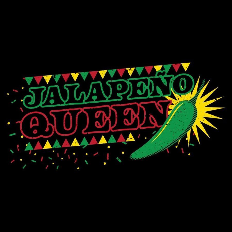 Black Jalapeno Queen Women's Boyfriend Tee