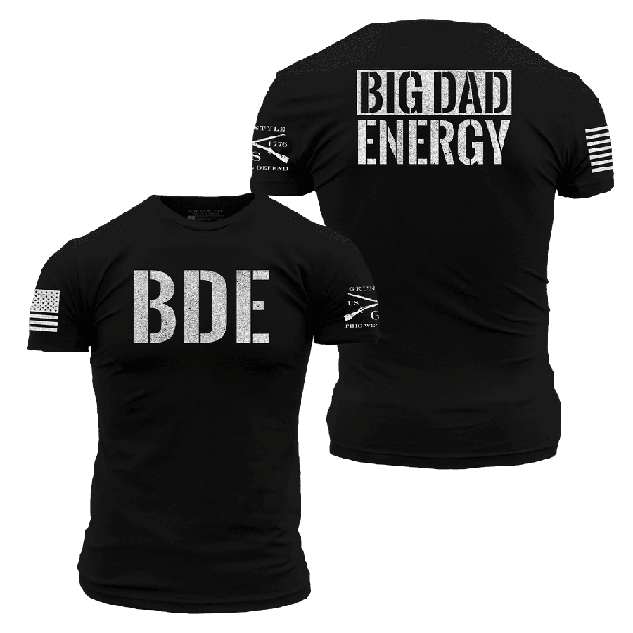 Big Dad Energy Black T-Shirt