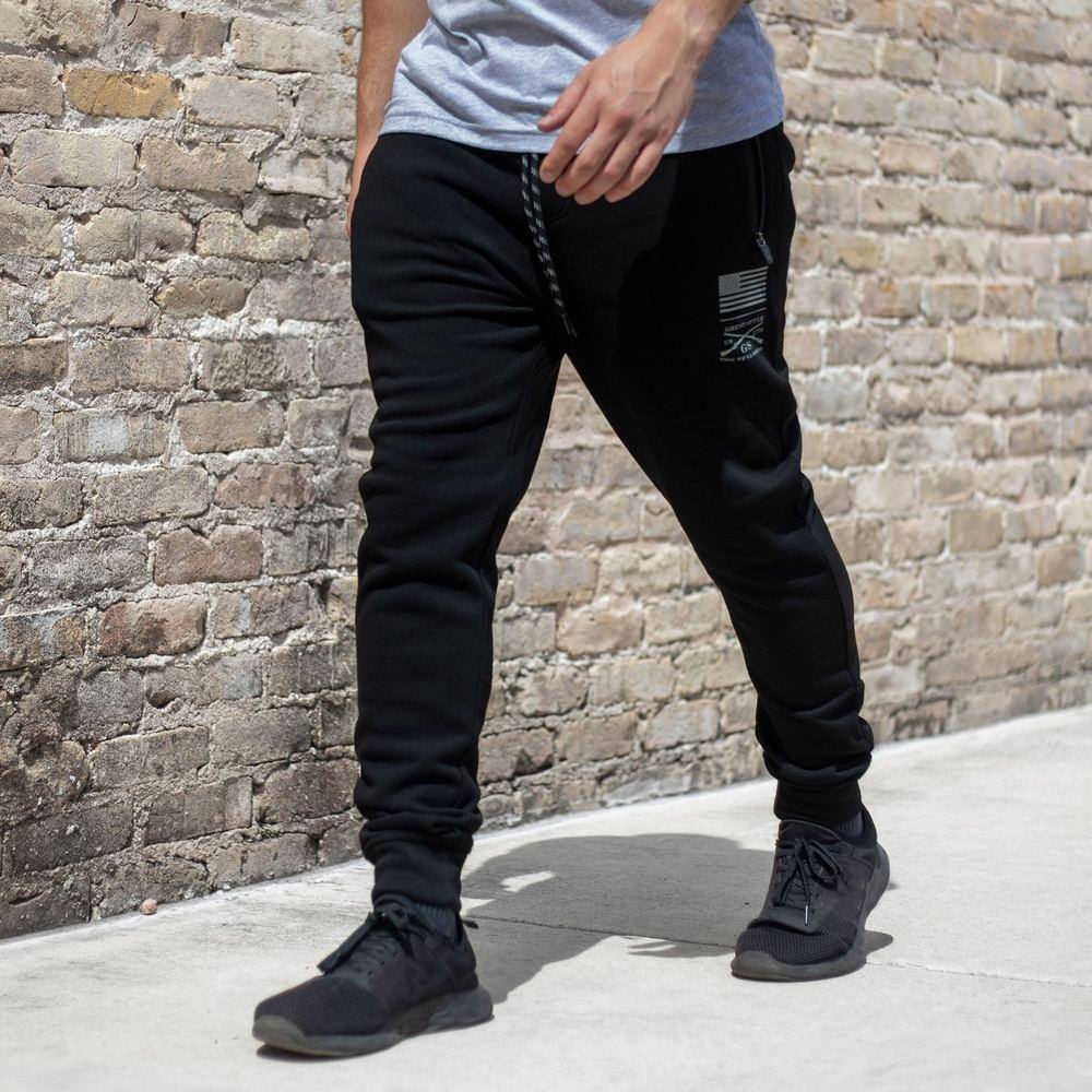 Black Men's Jogger Pants for Comfort