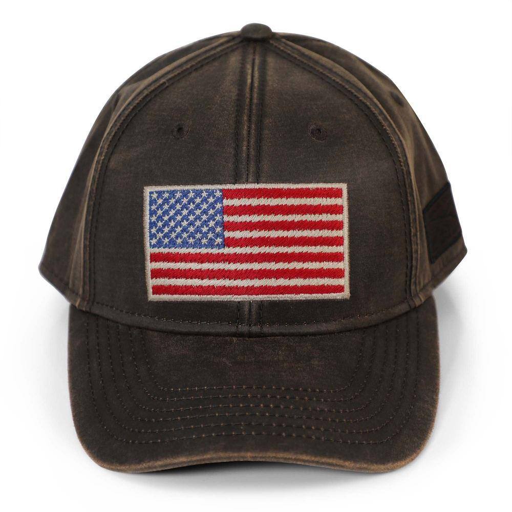 Colorful Waxed Cotton Flag Cap