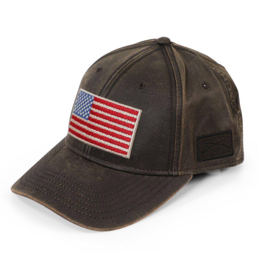 Colorful Waxed Cotton Flag Cap