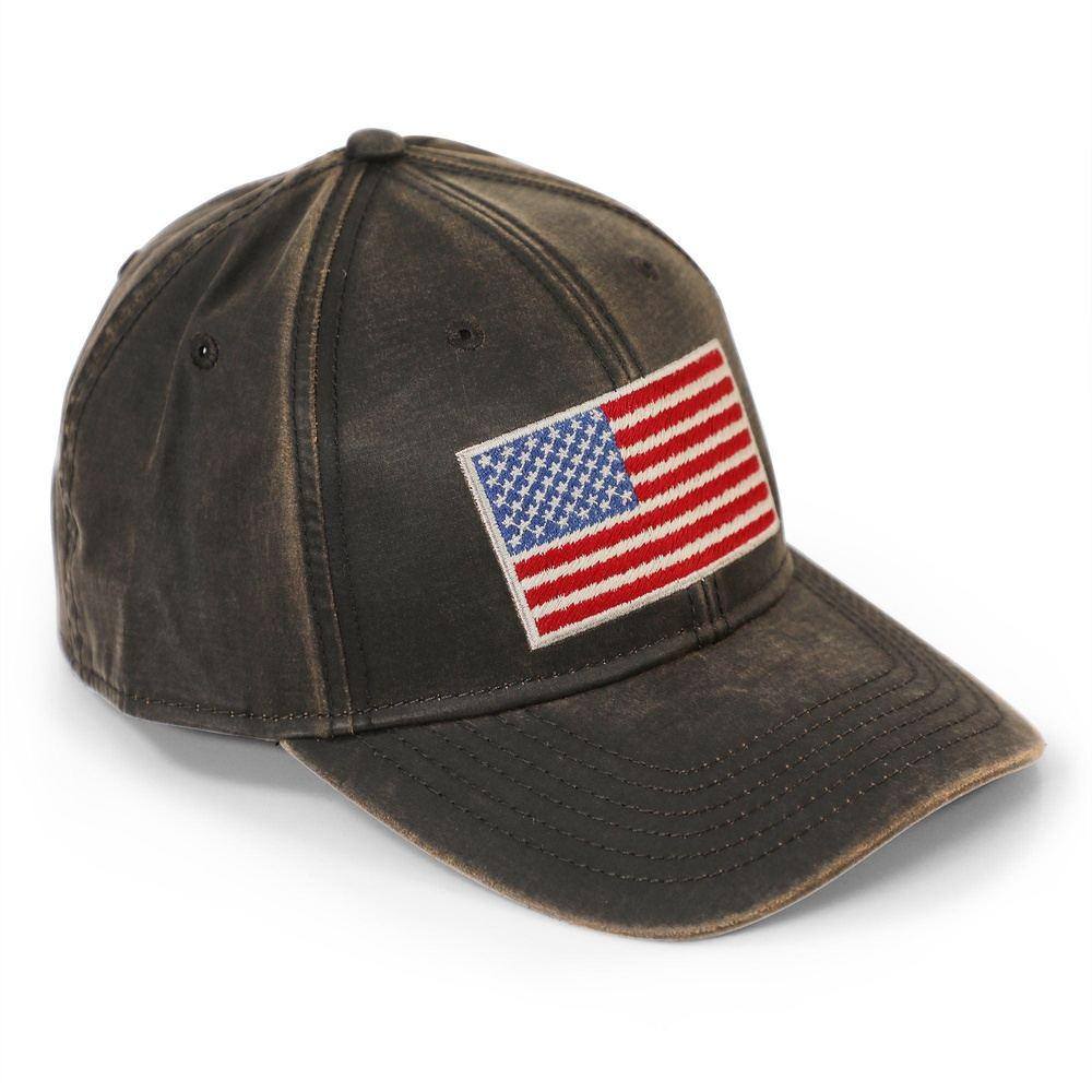 Colorful Waxed Cotton Flag Cap