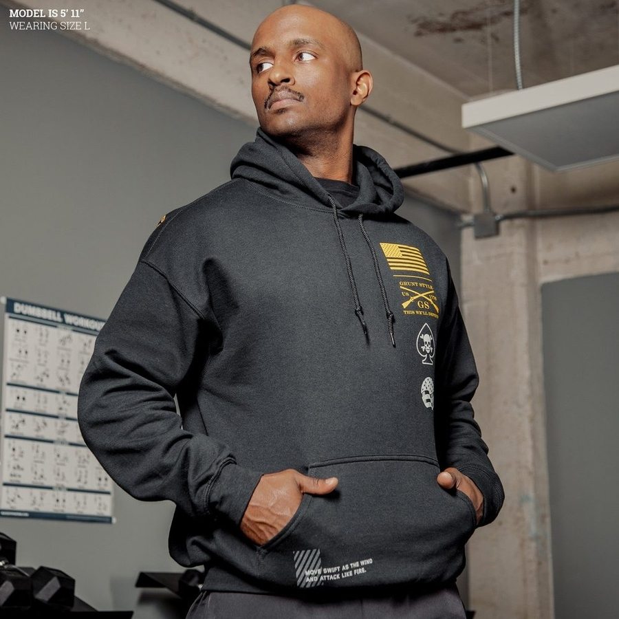 Black Always Forward Hoodie - Stylish & Comfortable