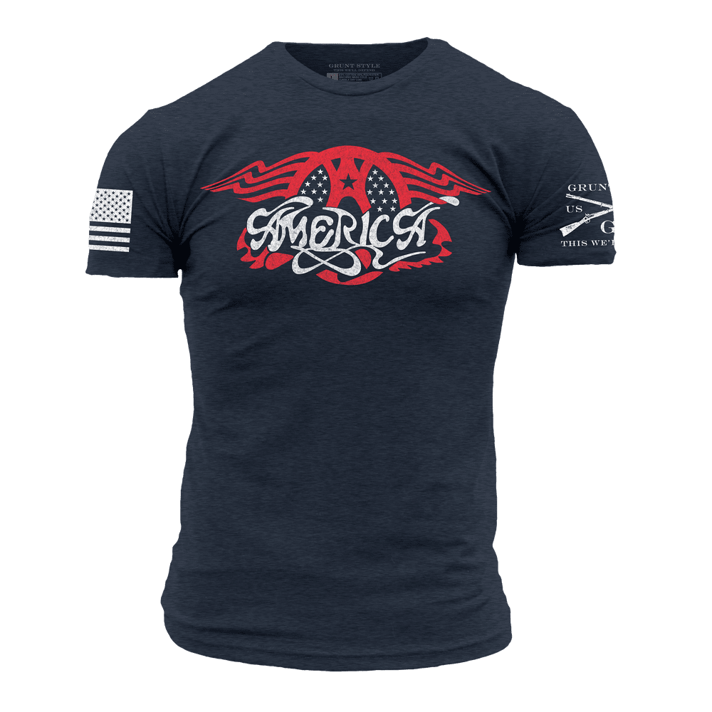 Navy Blue AeroAmerica Cotton T-Shirt