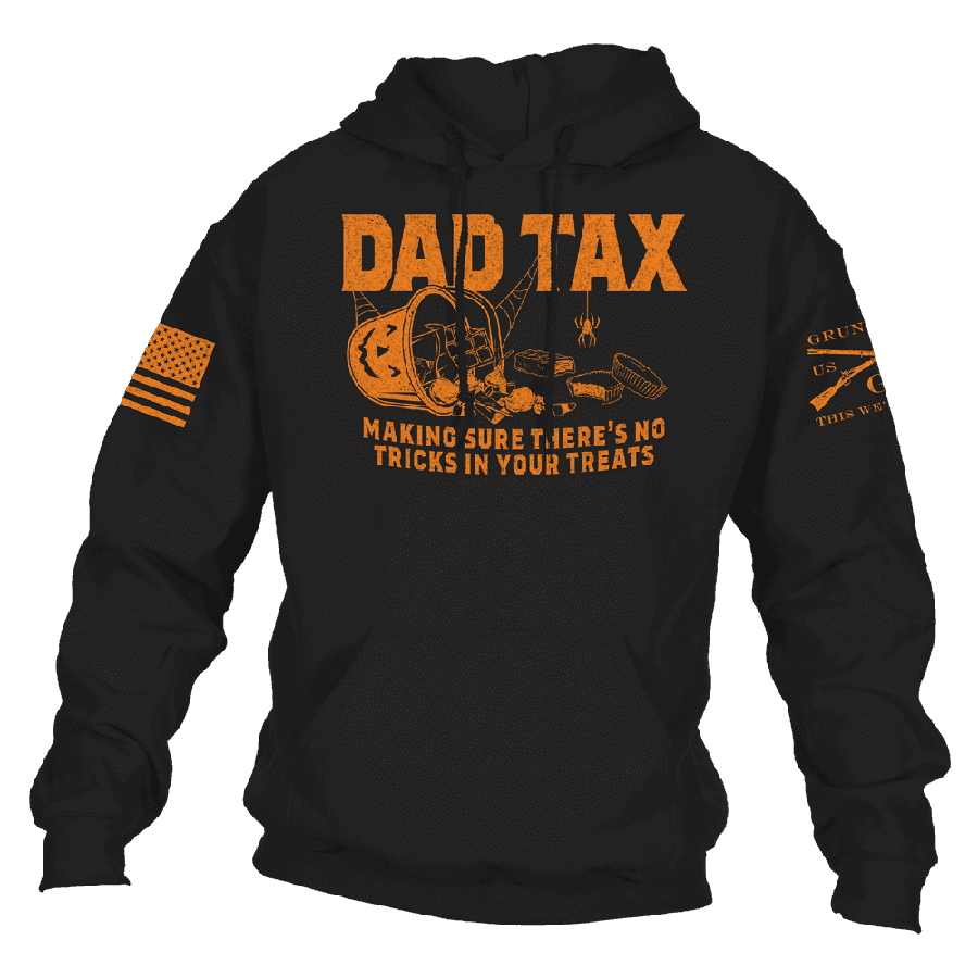 Dad Tax Hoodie - Black Halloween Sweatshirt