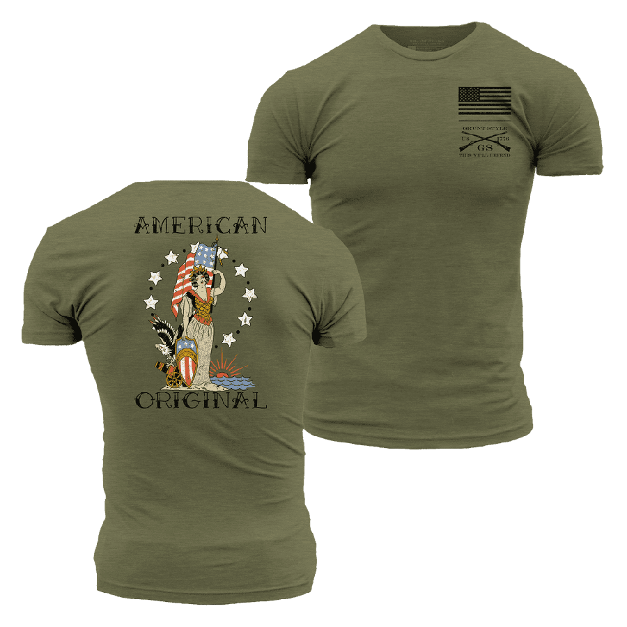 Classic American Military Green T-Shirt