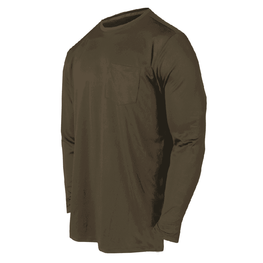 GS Olive Performance Long Sleeve Crew
