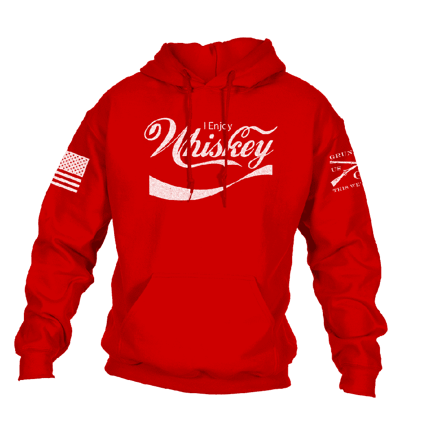 Red Whiskey Hoodie - Cozy & Stylish