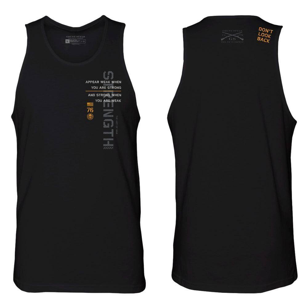 Men's Black Don't Look Back Muscle Tank