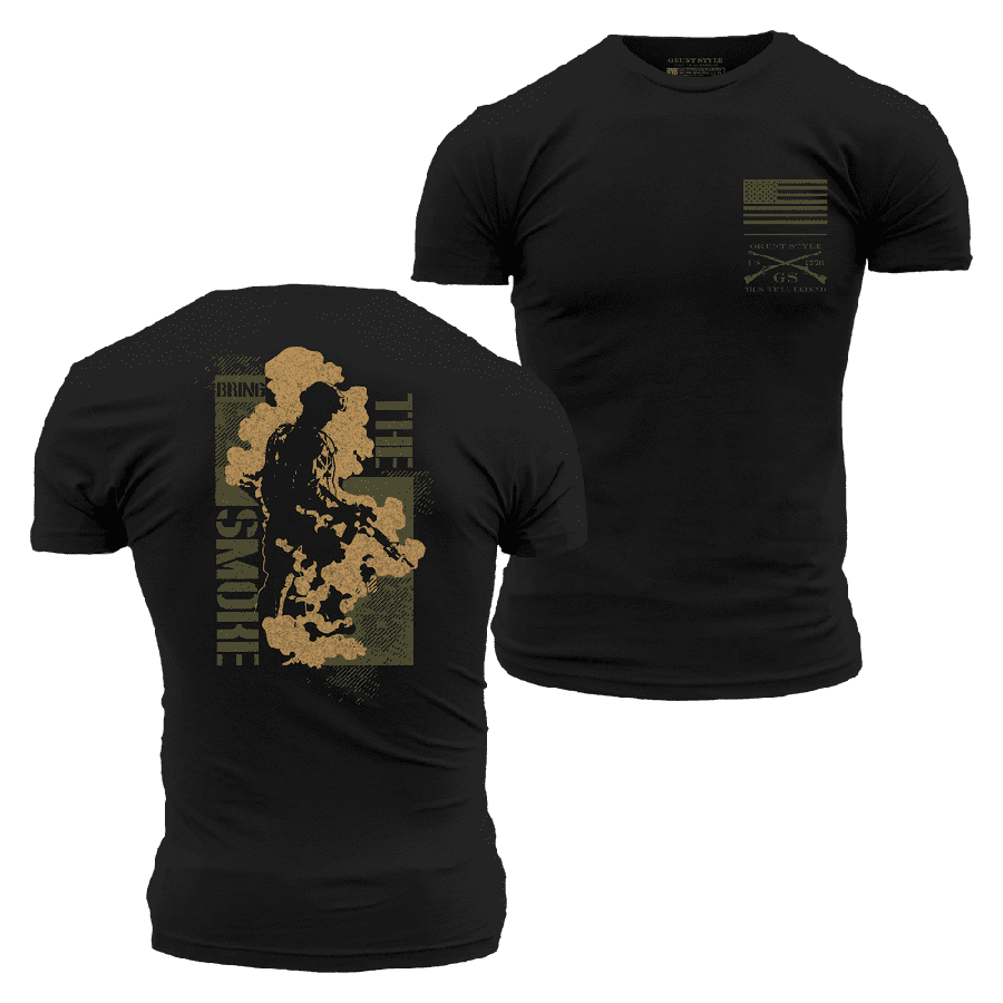 Black Bring The Smoke Graphic Tee