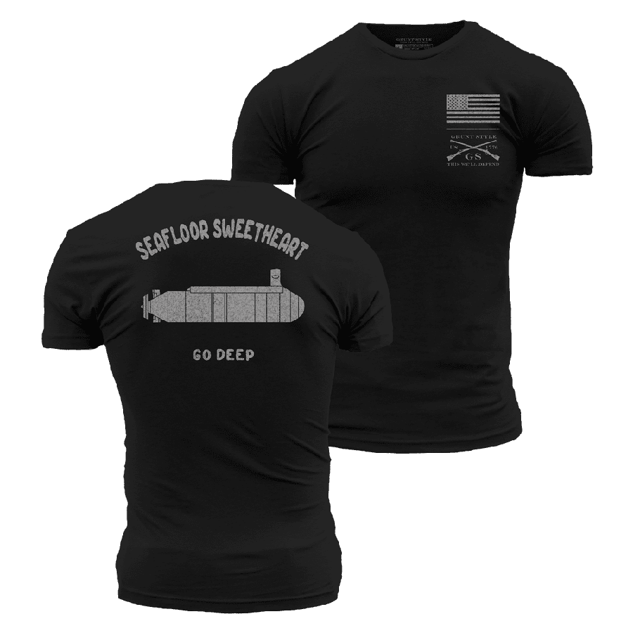 Black Seafloor Sweetheart Graphic Tee