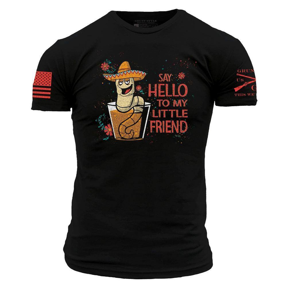 Black Little Friend Graphic Tee