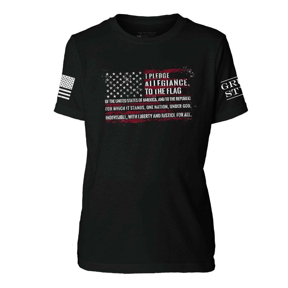 Black Youth Pledge Tee - Stylish & Comfortable