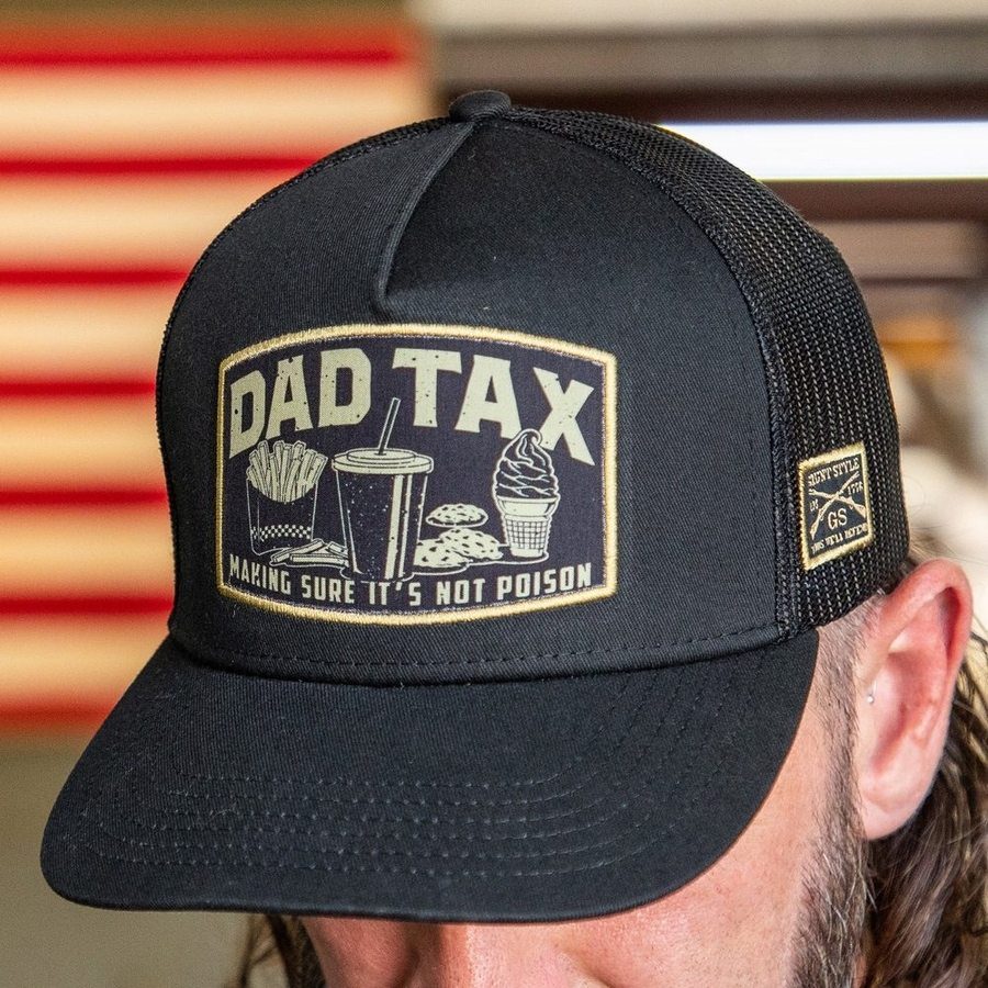 Dad Cap Flat Bill Hat for Men