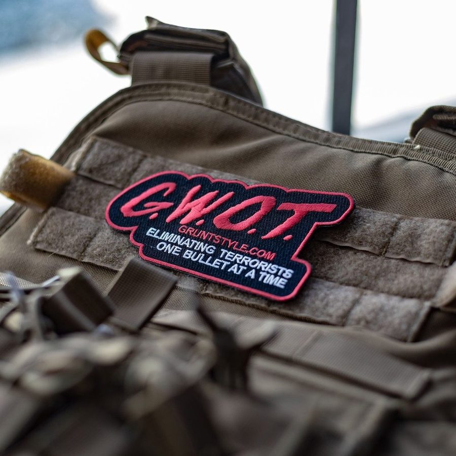 G.W.O.T. Military Embroidered Patch