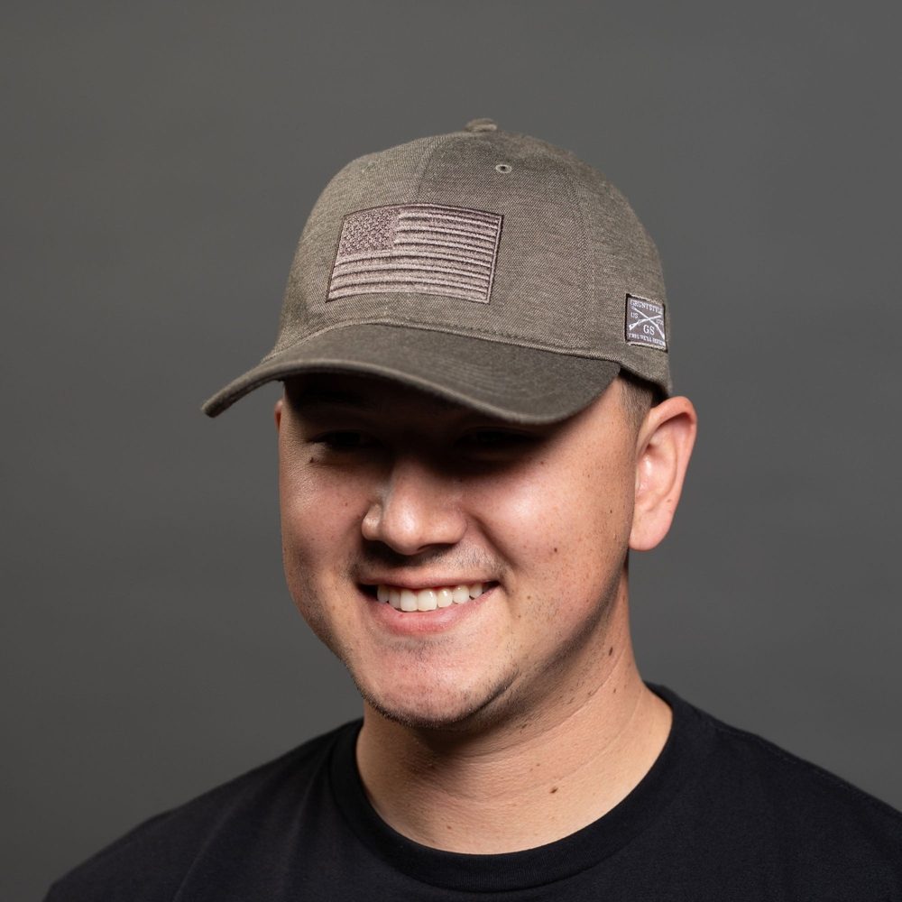 Military Green Stretch Fit Blackout Cap